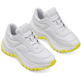 2F3FSN001F08 Womens Logo Manmade Running & Training Shoes
