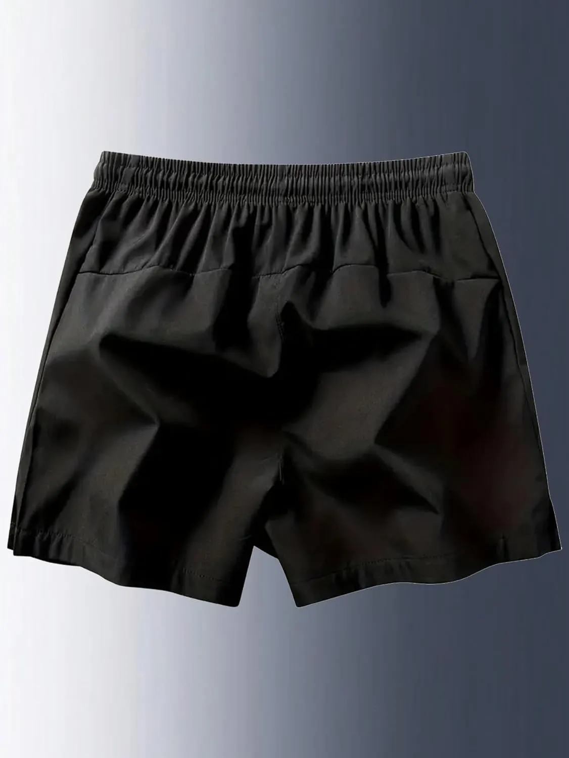 3 Set Men's Workout Athletic Shorts Lightweight Moisture Wicking 3" Running Shorts with Zipper Pockets Gym Beach