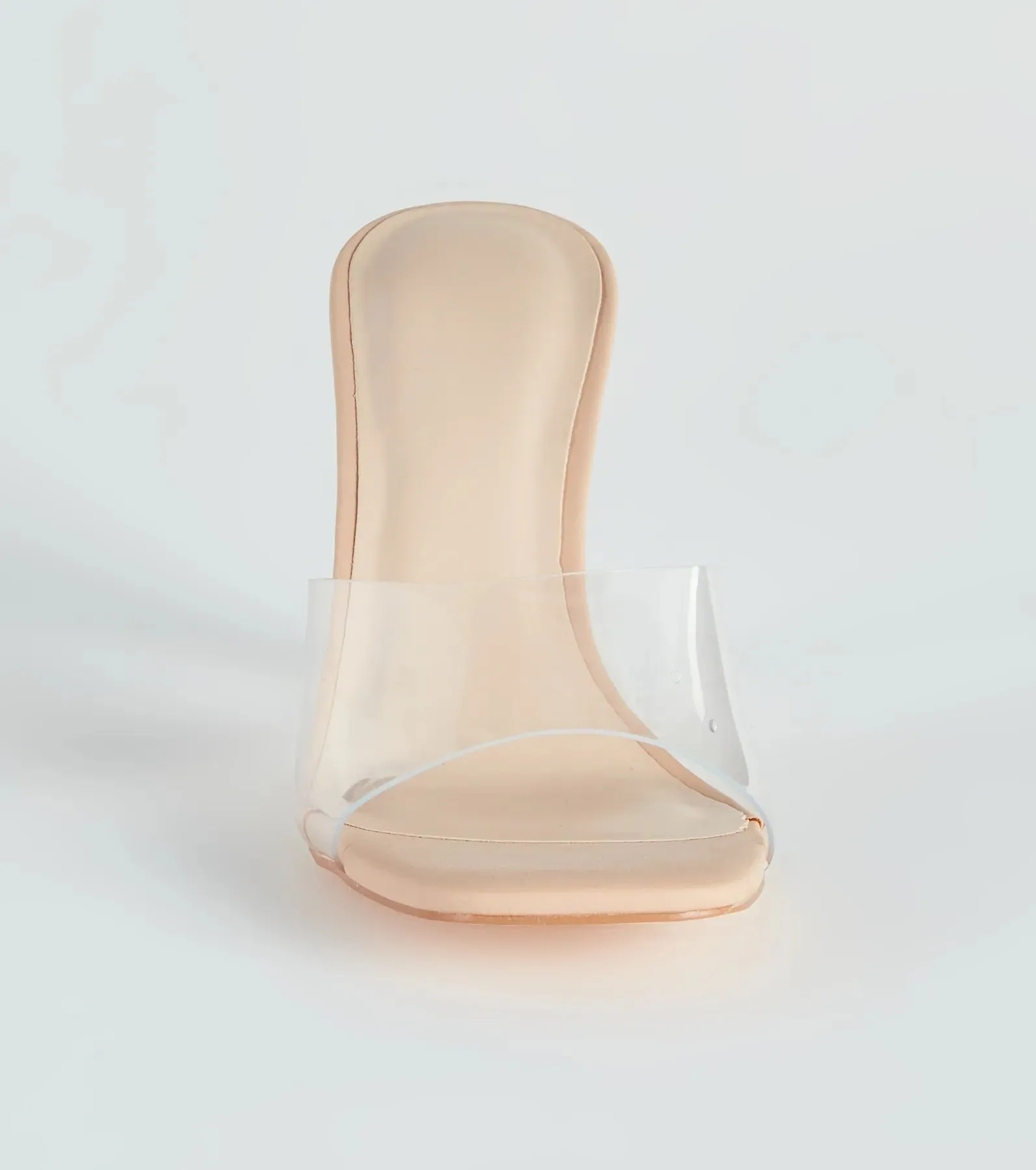 A Touch Of Chic Clear-Heel Mules