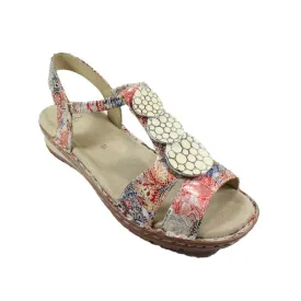 Ara 3 disc detail open toe sandal