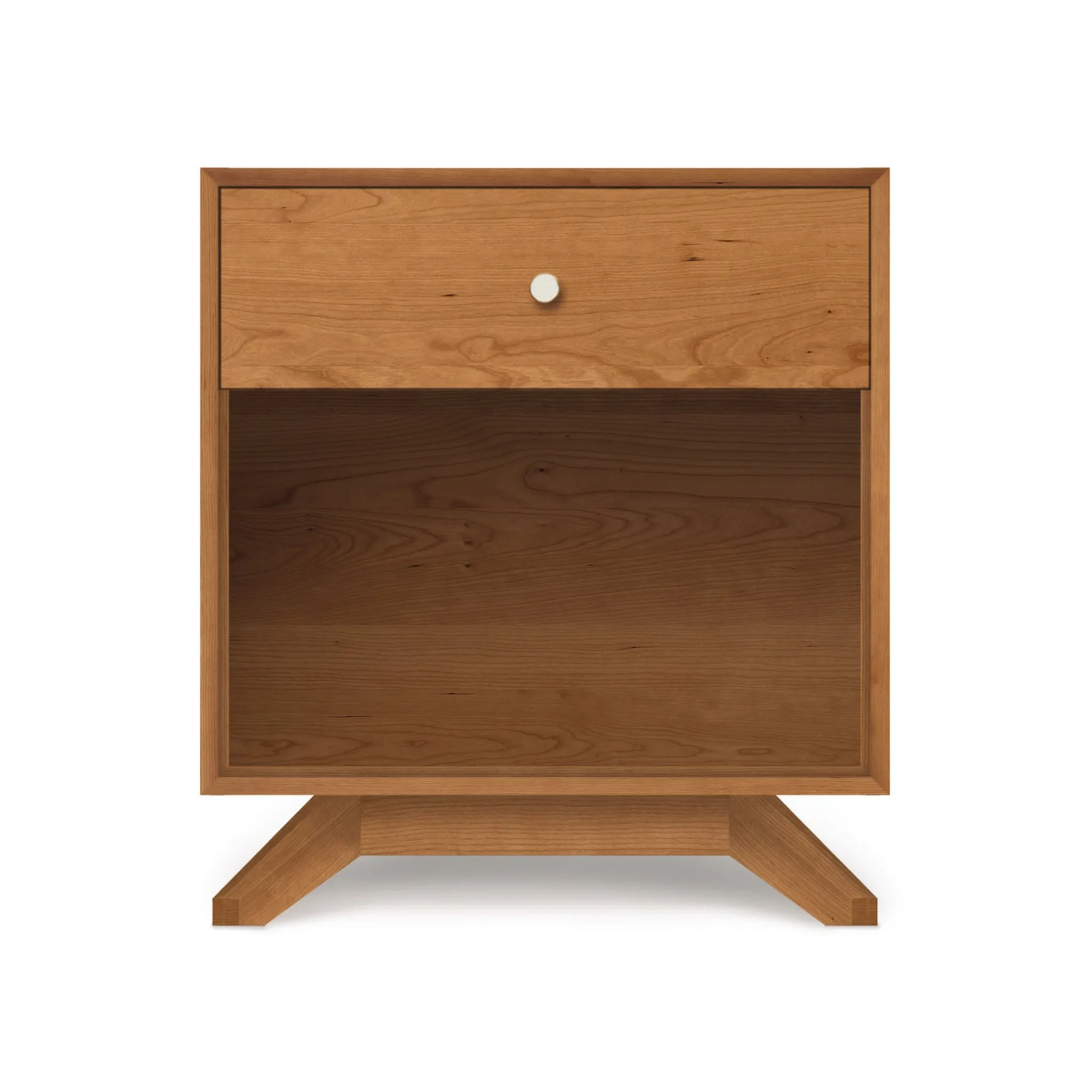Astrid 1-Drawer Enclosed Shelf Nightstand - Priority Ship