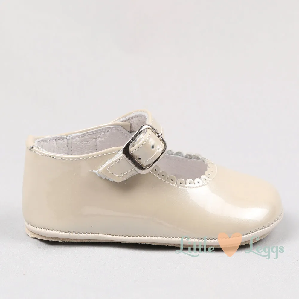 Beige Pearl Mary Jane Pre-Walker