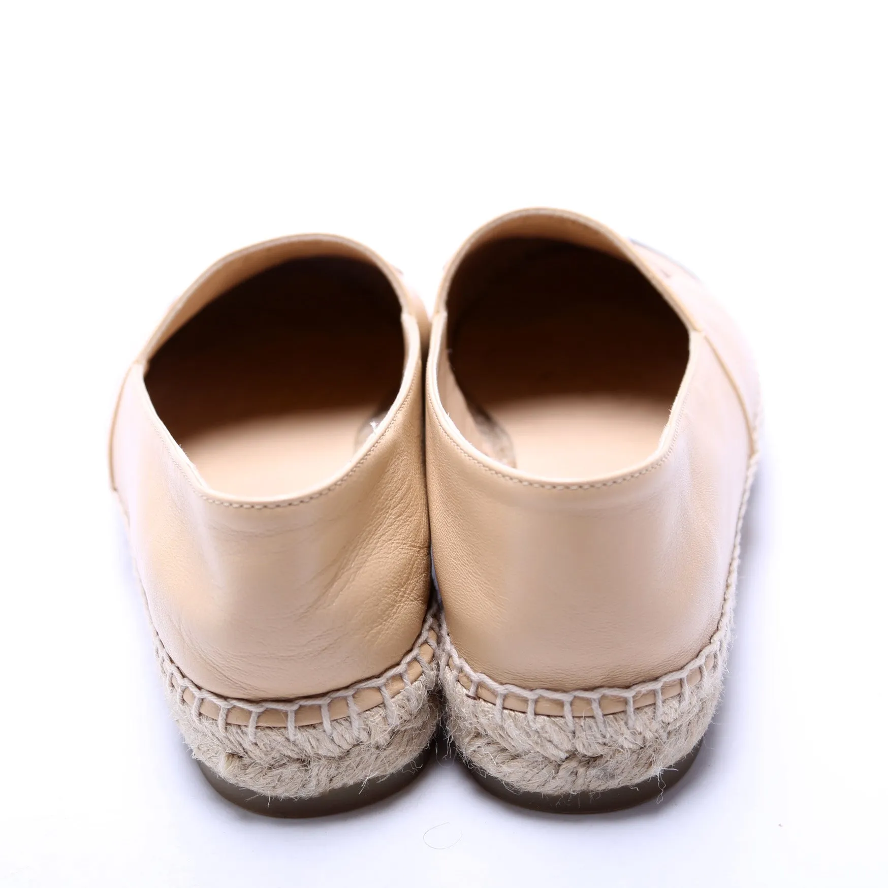CC Logo Espadrilles Size 40 Nude