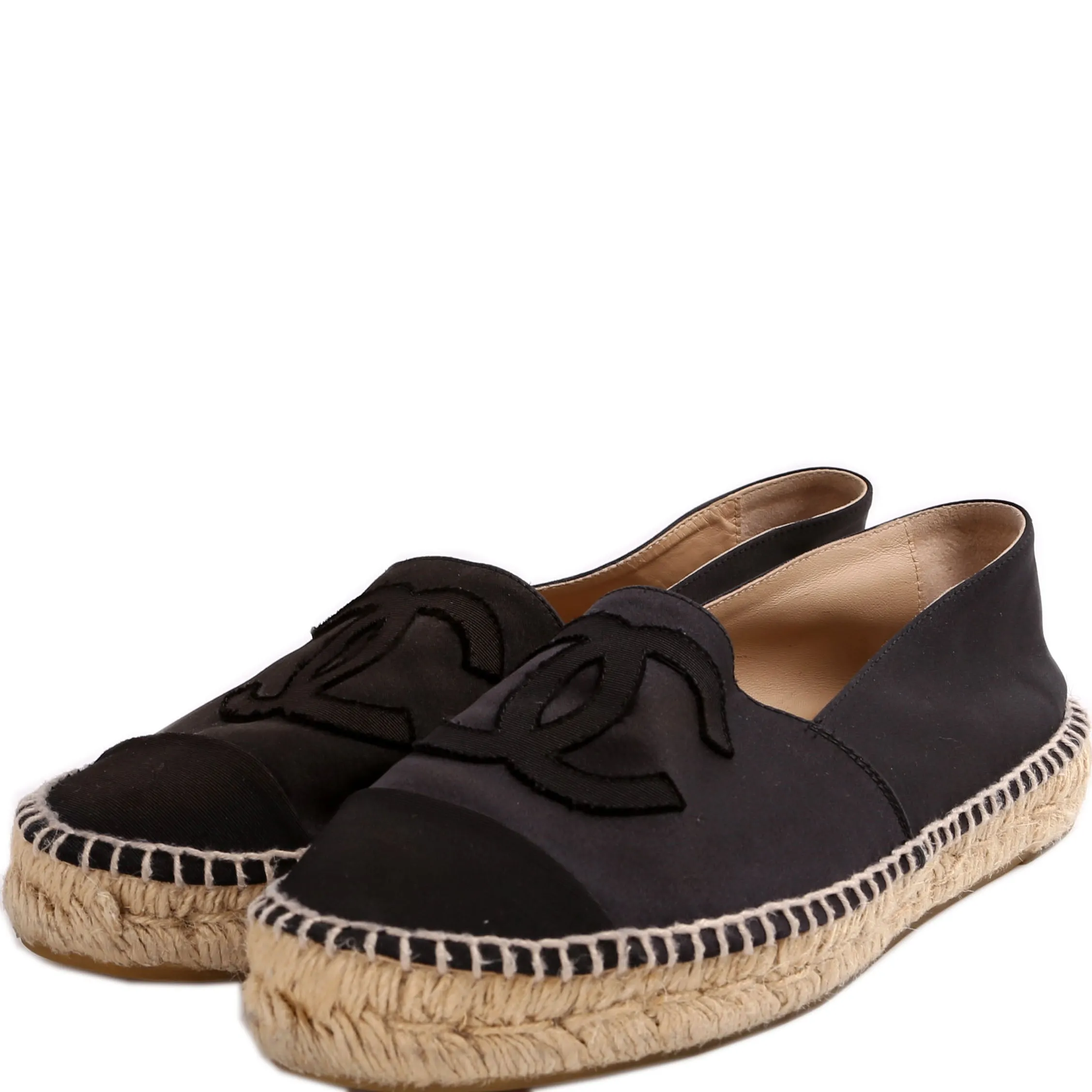 CC Satin Espadrilles Size 39