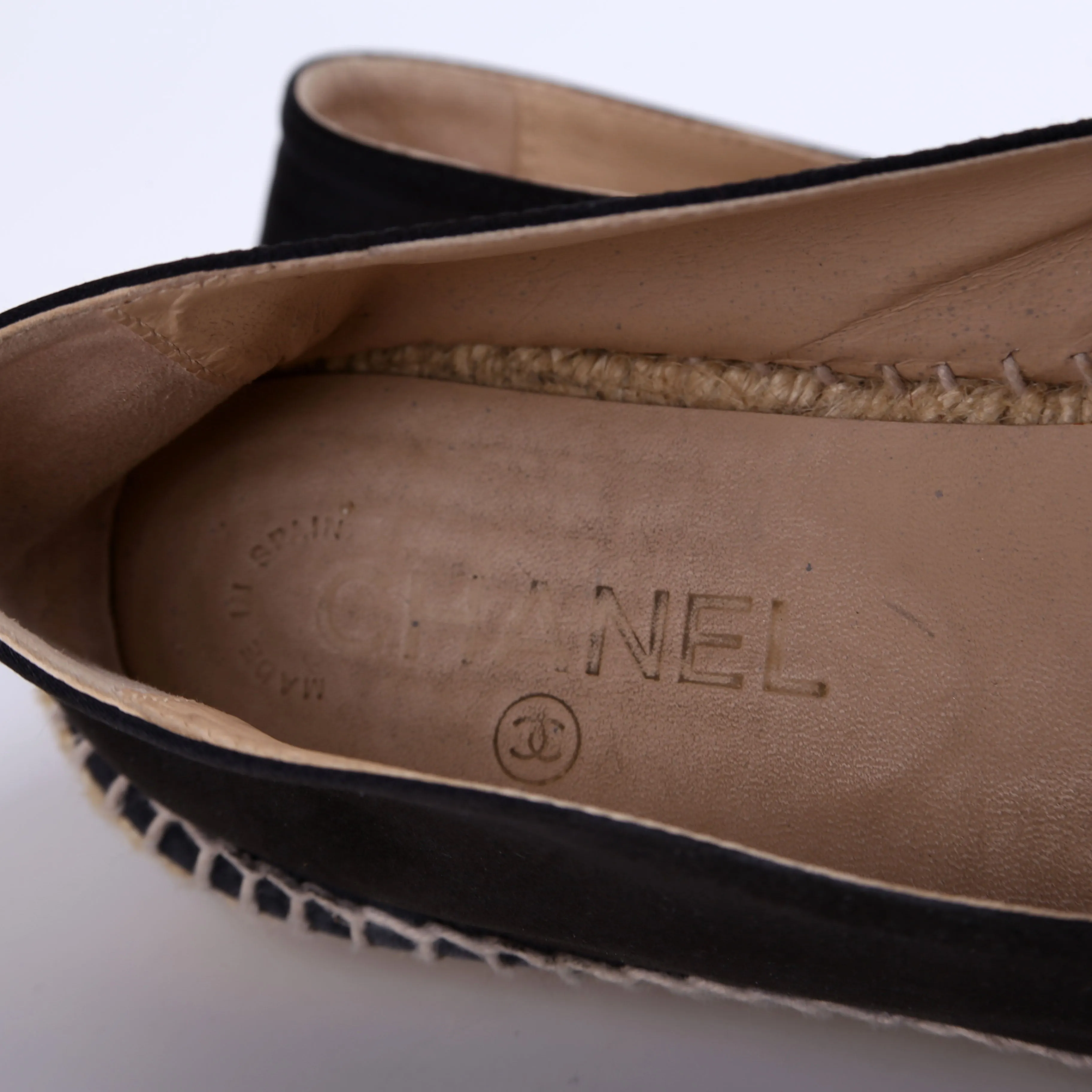 CC Satin Espadrilles Size 39