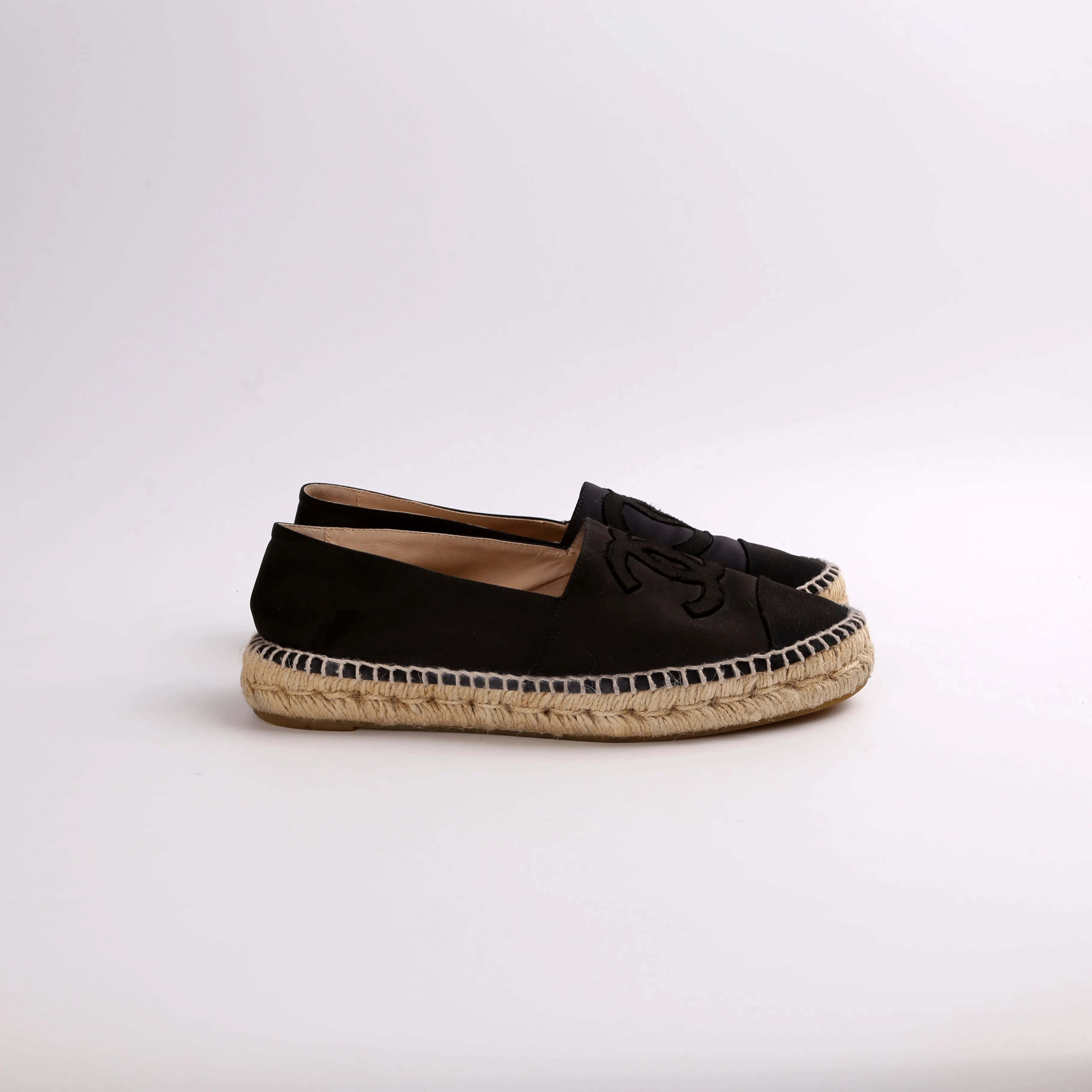 CC Satin Espadrilles Size 39