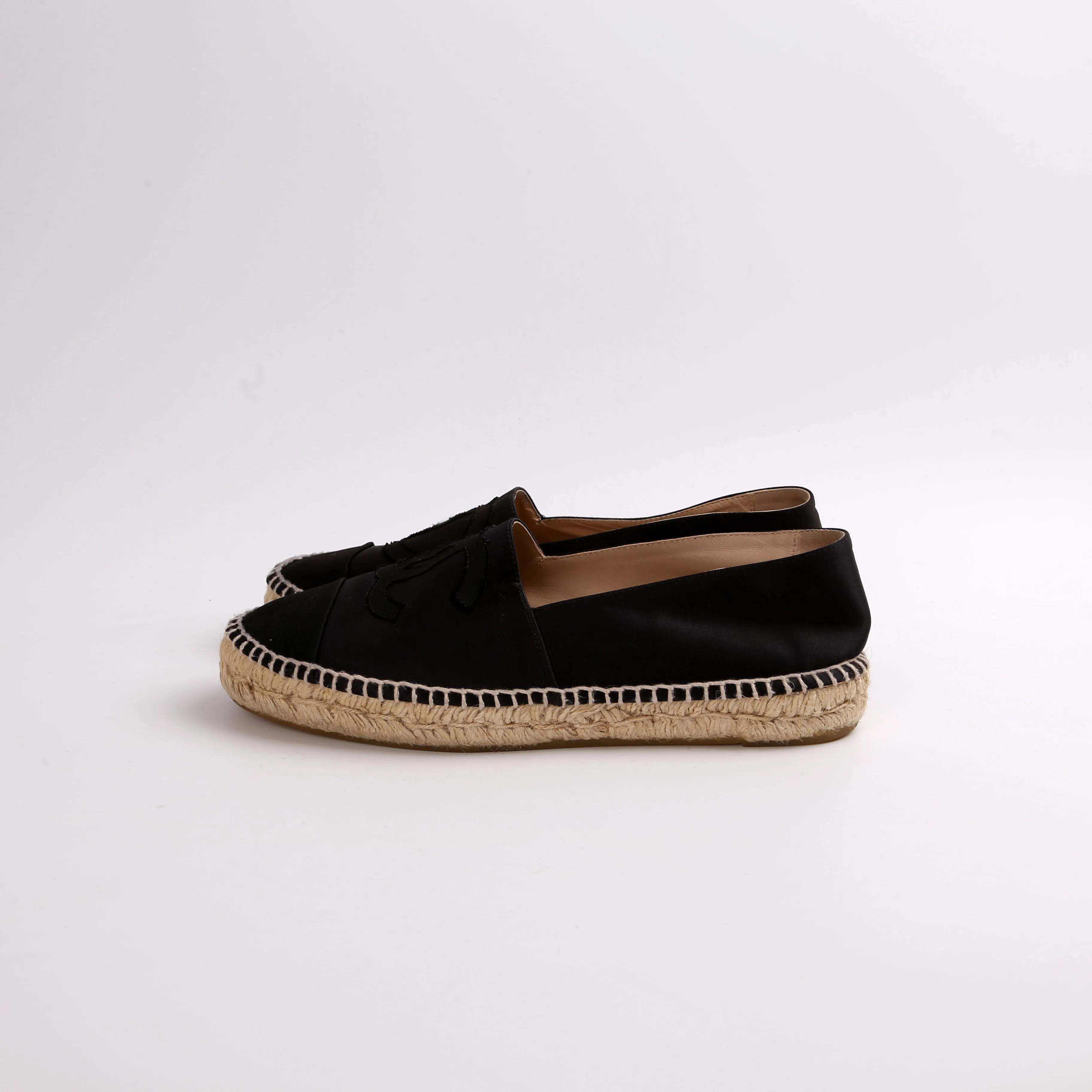 CC Satin Espadrilles Size 39