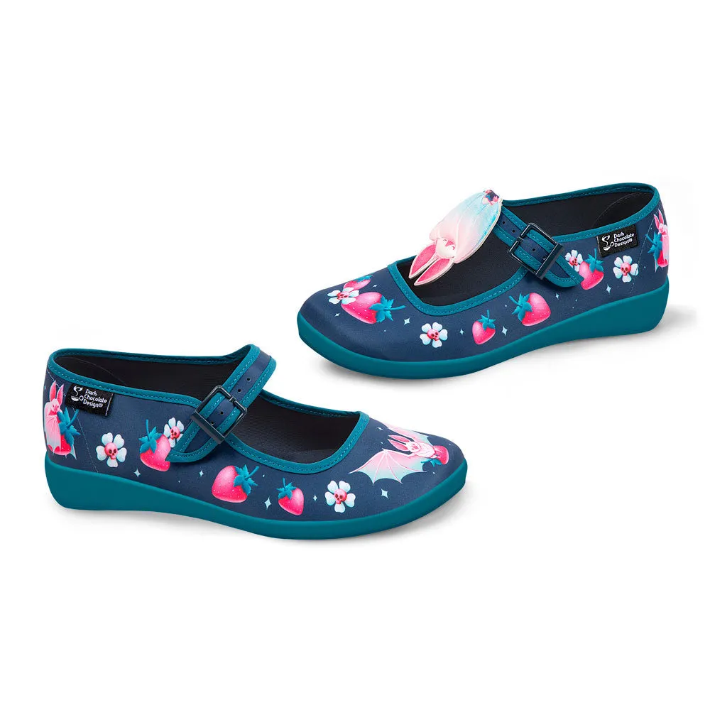 Chocolaticas® Albine Bat Women's Mary Jane Flat Shoes