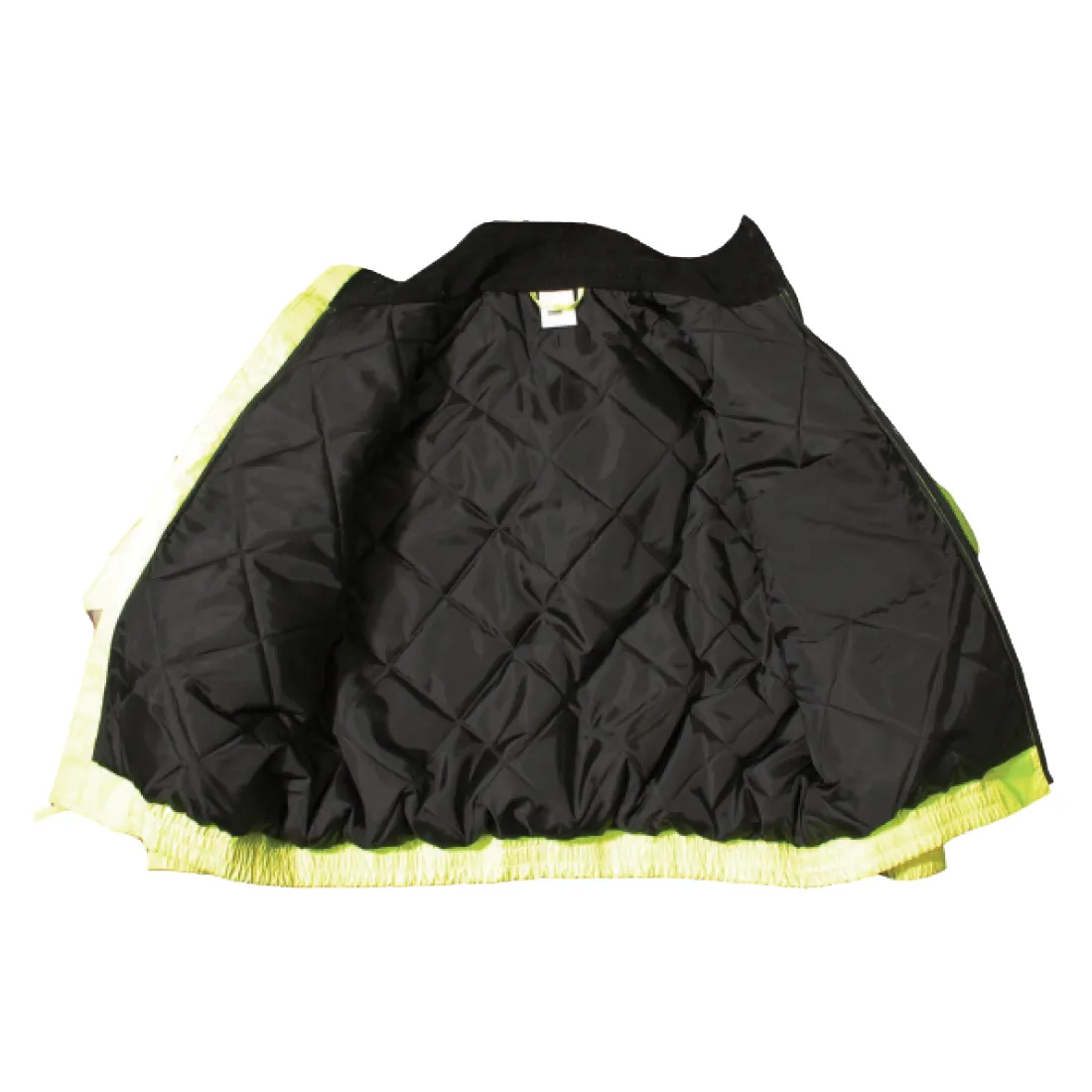 Class 3 Bomber Jacket with Quilted Liner - Lime - 2XL