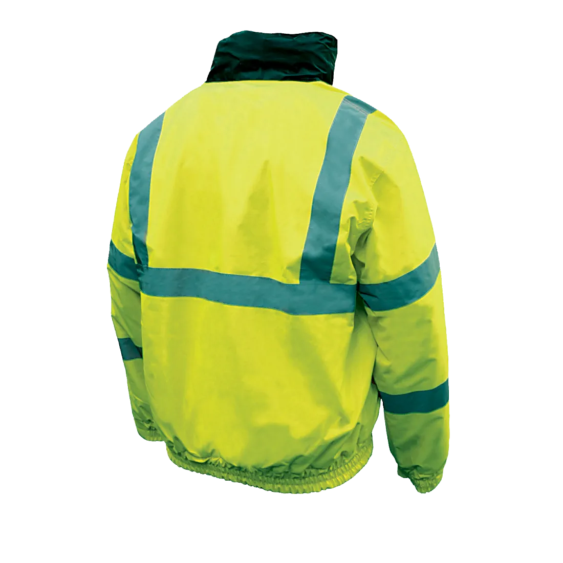Class 3 Bomber Jacket with Quilted Liner - Lime - 2XL