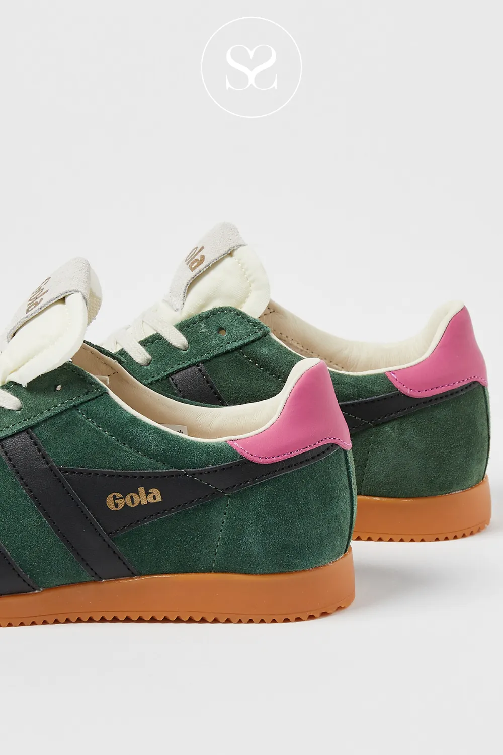 GOLA ELAN CLB538NB EVERGREEN/BLACK/FUCHSIA TRAINERS