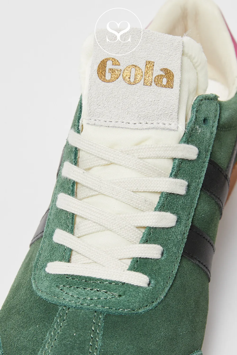 GOLA ELAN CLB538NB EVERGREEN/BLACK/FUCHSIA TRAINERS