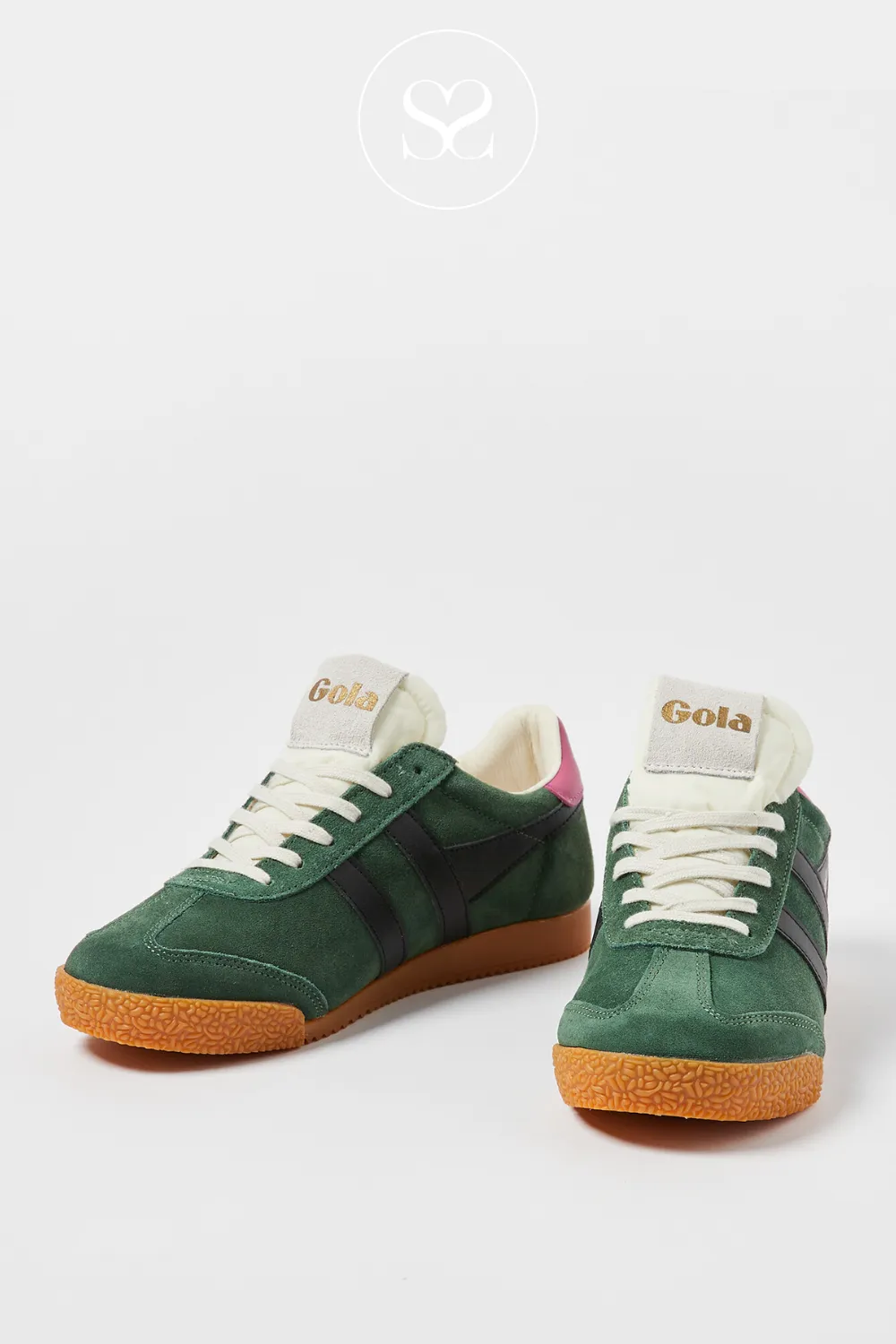 GOLA ELAN CLB538NB EVERGREEN/BLACK/FUCHSIA TRAINERS