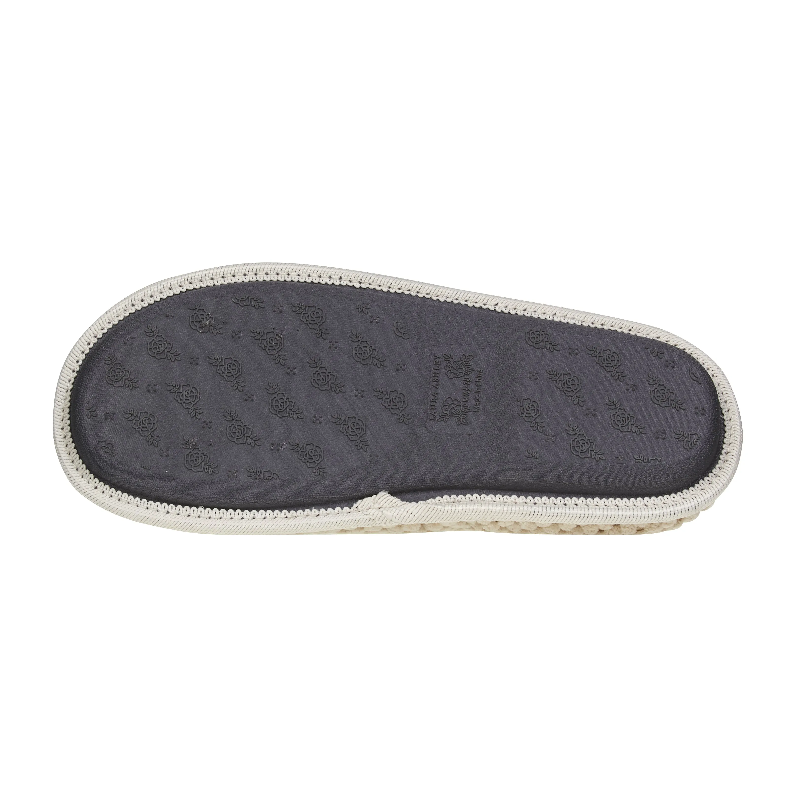 Laura Ashley LadiesSpa Texture Slide & Poms