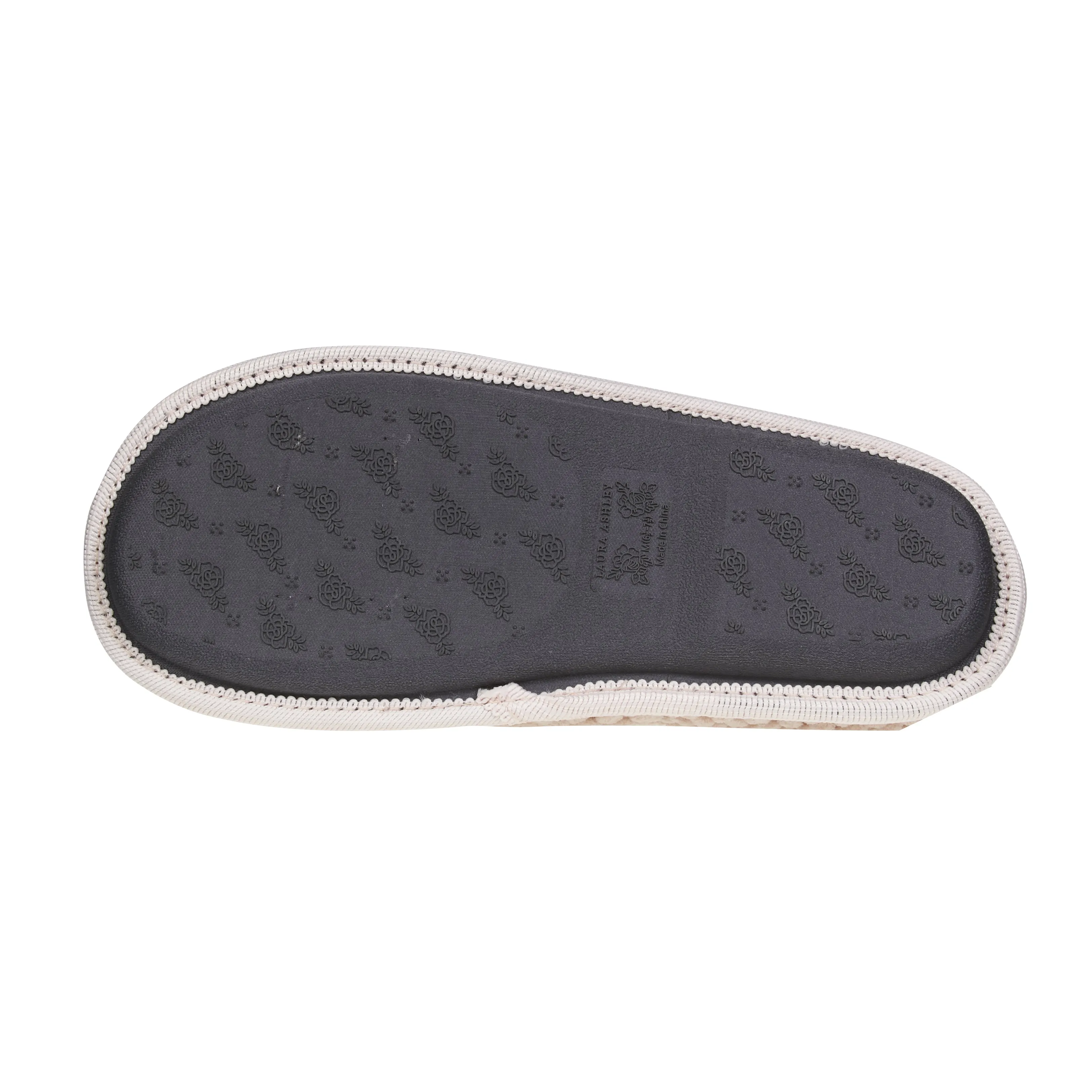 Laura Ashley LadiesSpa Texture Slide & Poms