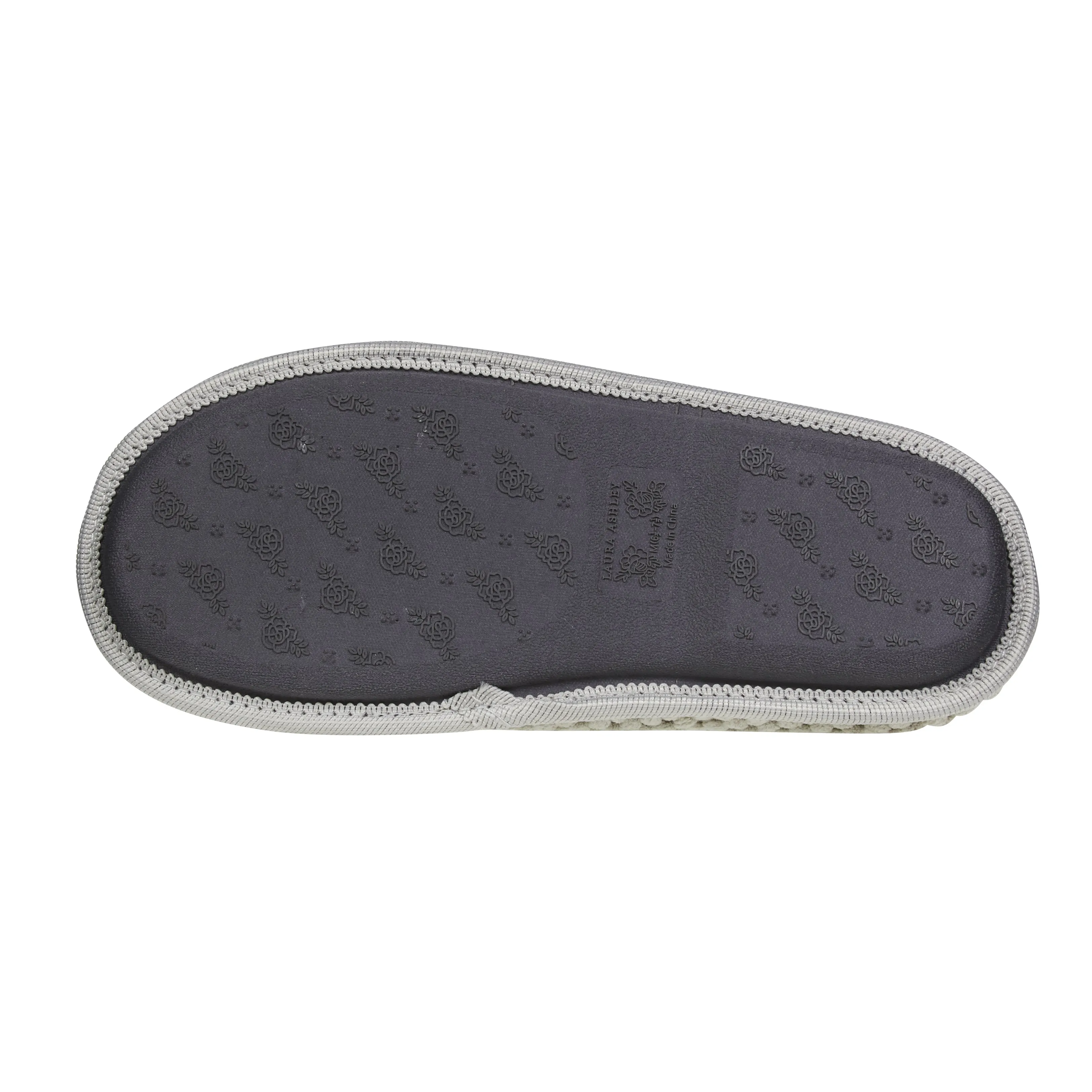 Laura Ashley LadiesSpa Texture Slide & Poms