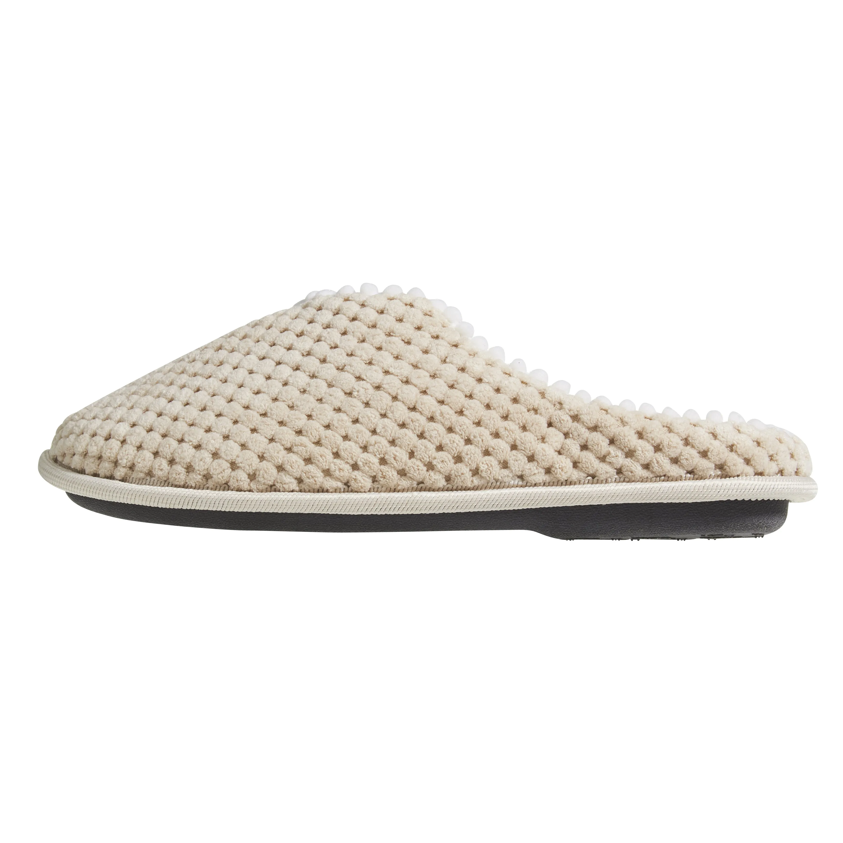 Laura Ashley LadiesSpa Texture Slide & Poms