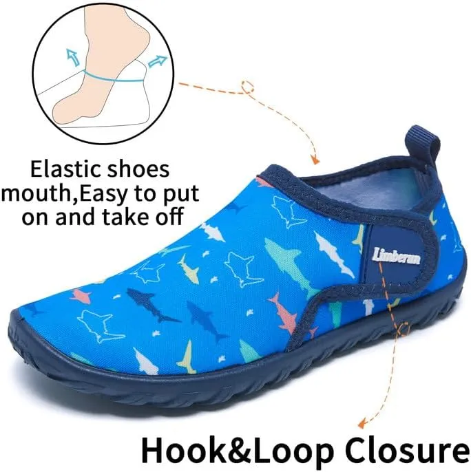 Limberun Kids Water Shoes for Girls Boys Toddler Swimming Beach Shoes