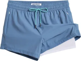 maamgic Mens Swim Trunks with Compression Liner Short Stretch Mens Bathing Suit Quick Dry Swimming Trunks Swimsuit