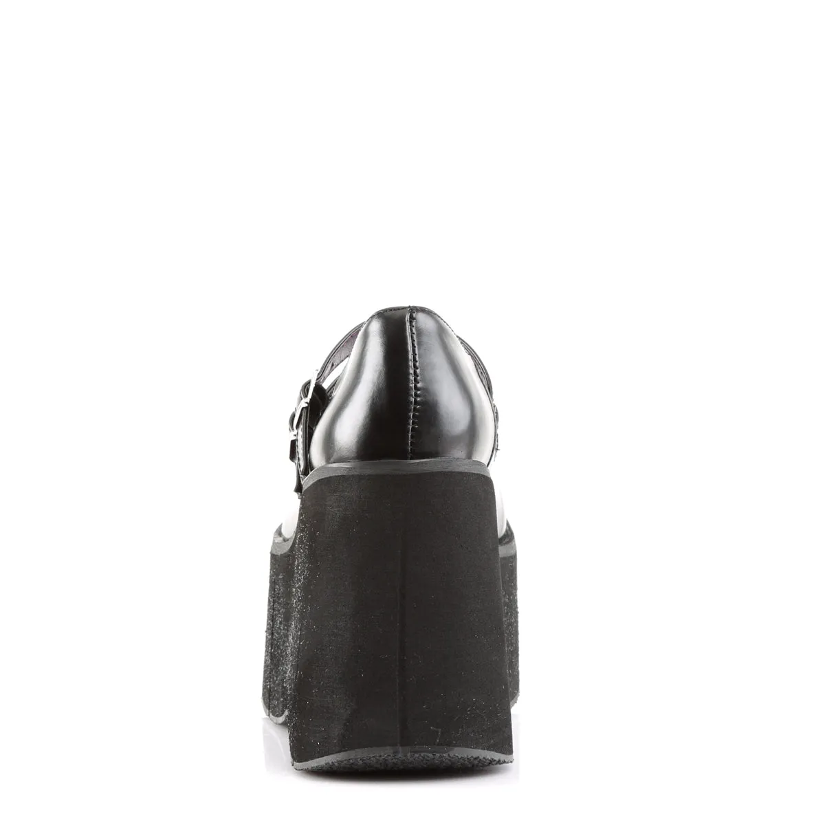 Mary Jane Style Black PU Platform Shoes
