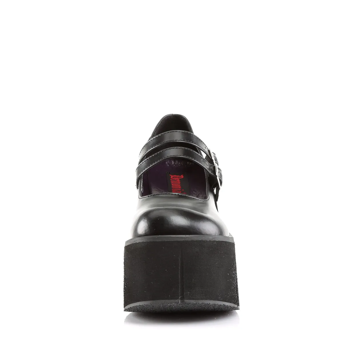 Mary Jane Style Black PU Platform Shoes