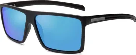 Men??s Classic Style Square Polarized Sunglasses Plastic Lightweight Eyewear UV Protection For Driving