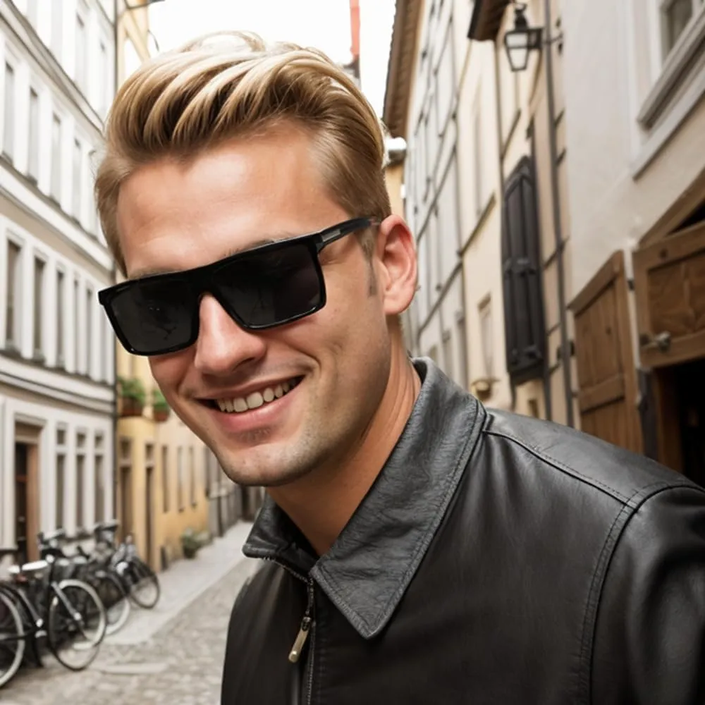 Men??s Classic Style Square Polarized Sunglasses Plastic Lightweight Eyewear UV Protection For Driving