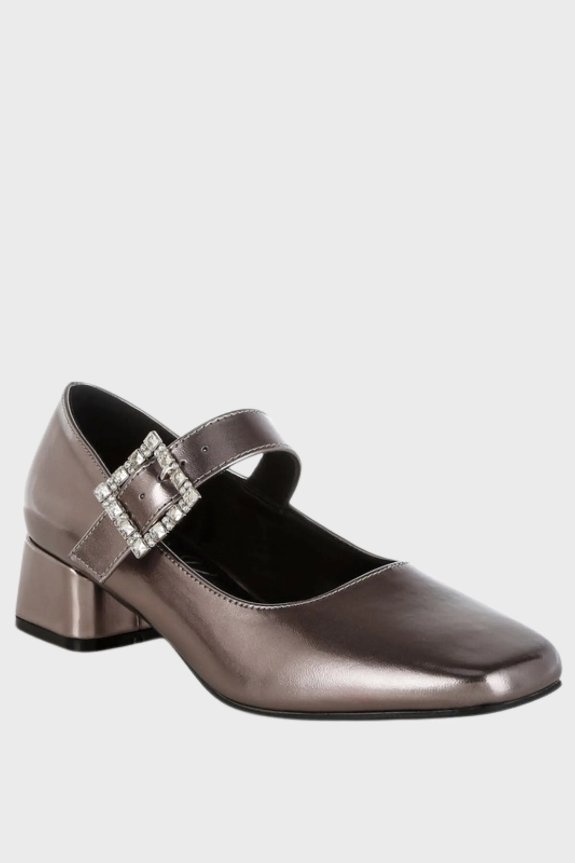 Metallic Mary Jane Pumps
