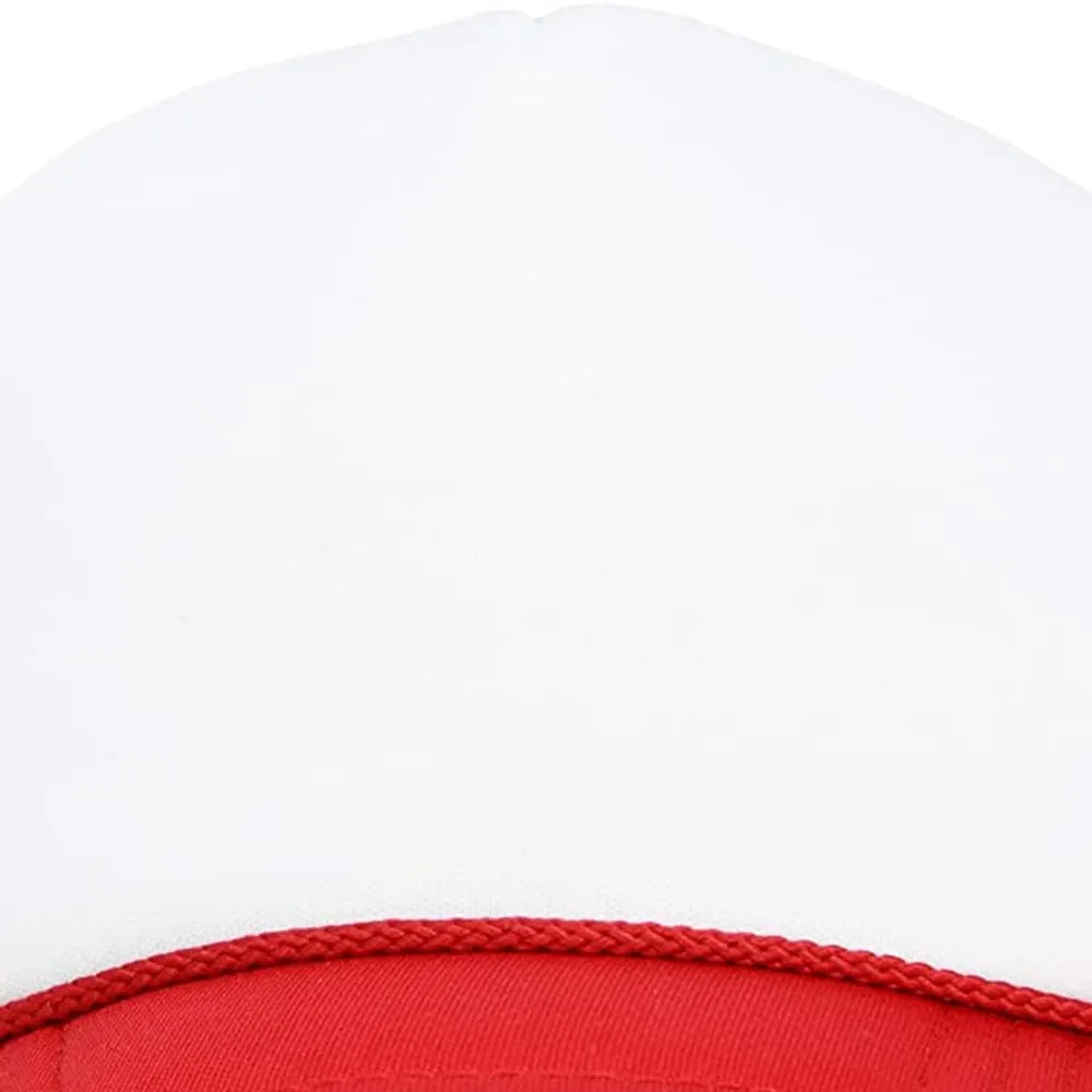 MR.R Sublimation Blanks Polyester Mesh Cap Mesh Hat Two Tone Trucker Summer Mesh Cap with Adjustable Snapback,2pcs per Pack