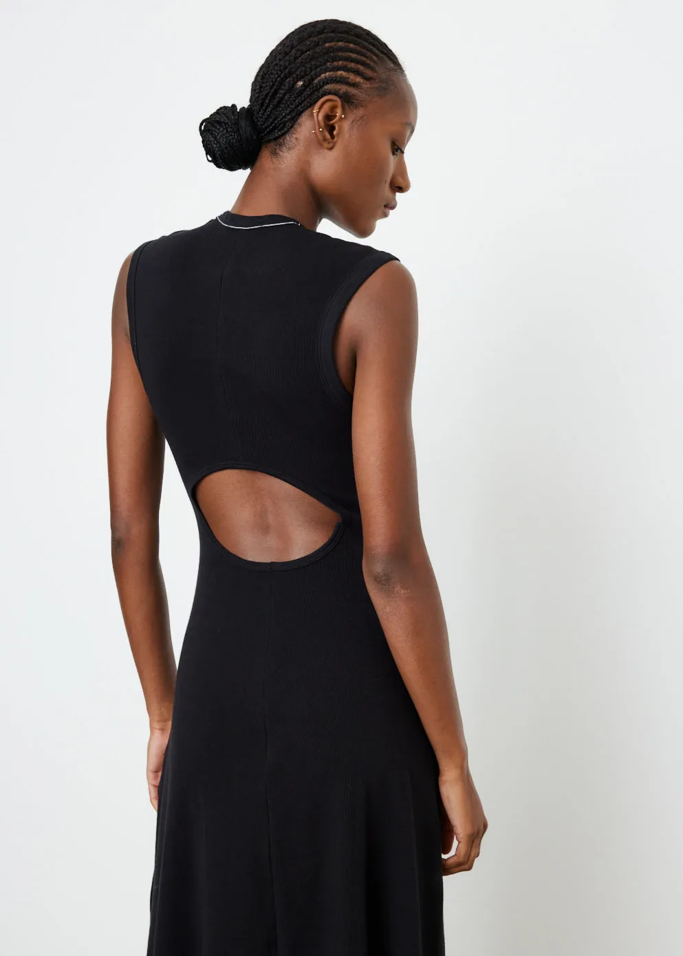 Open Back Muscle Tank Dress