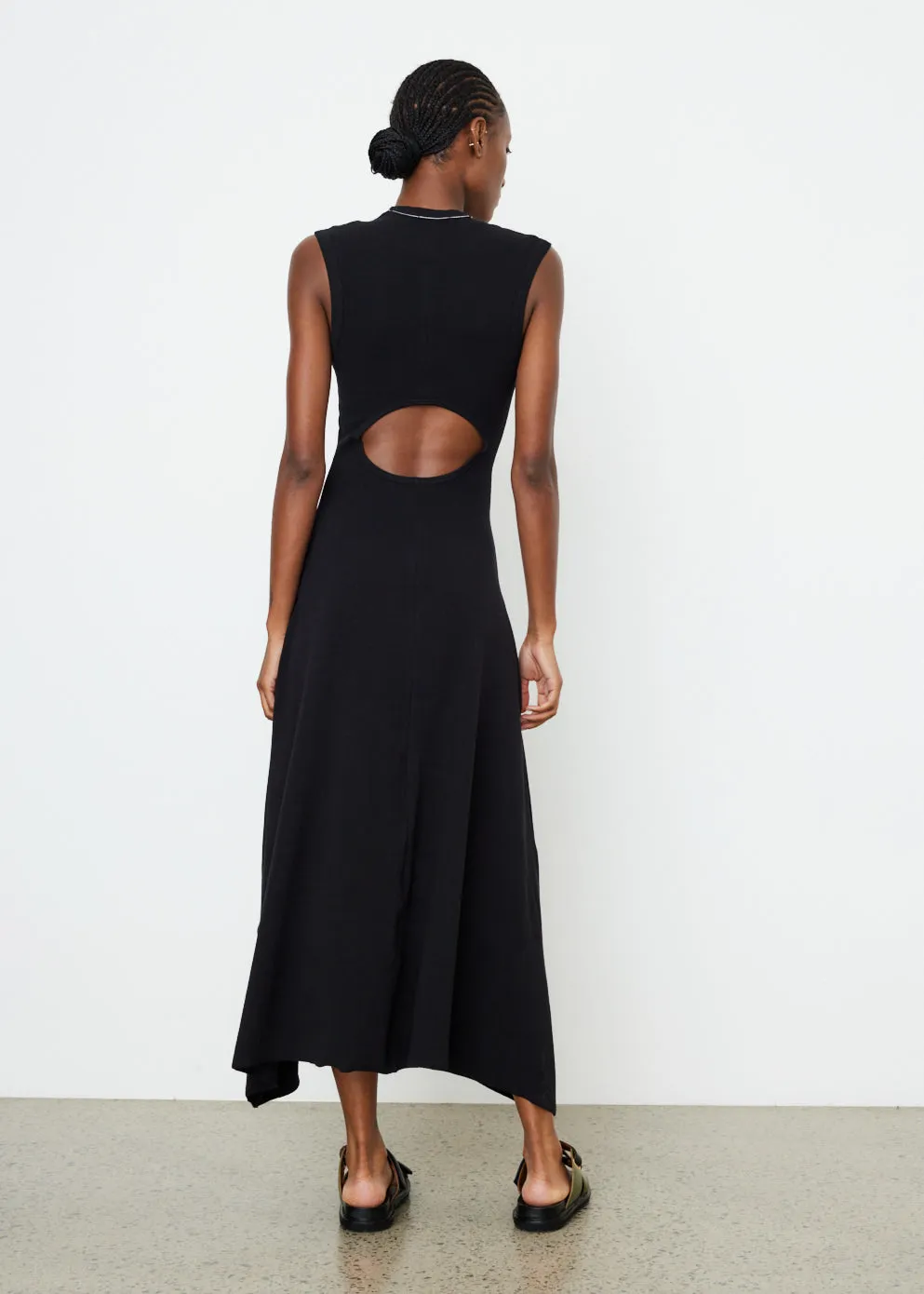 Open Back Muscle Tank Dress