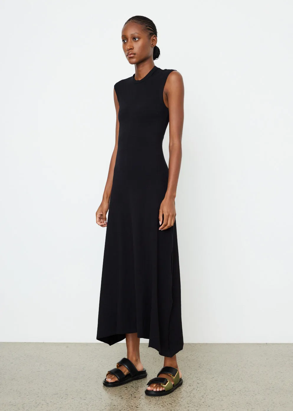 Open Back Muscle Tank Dress