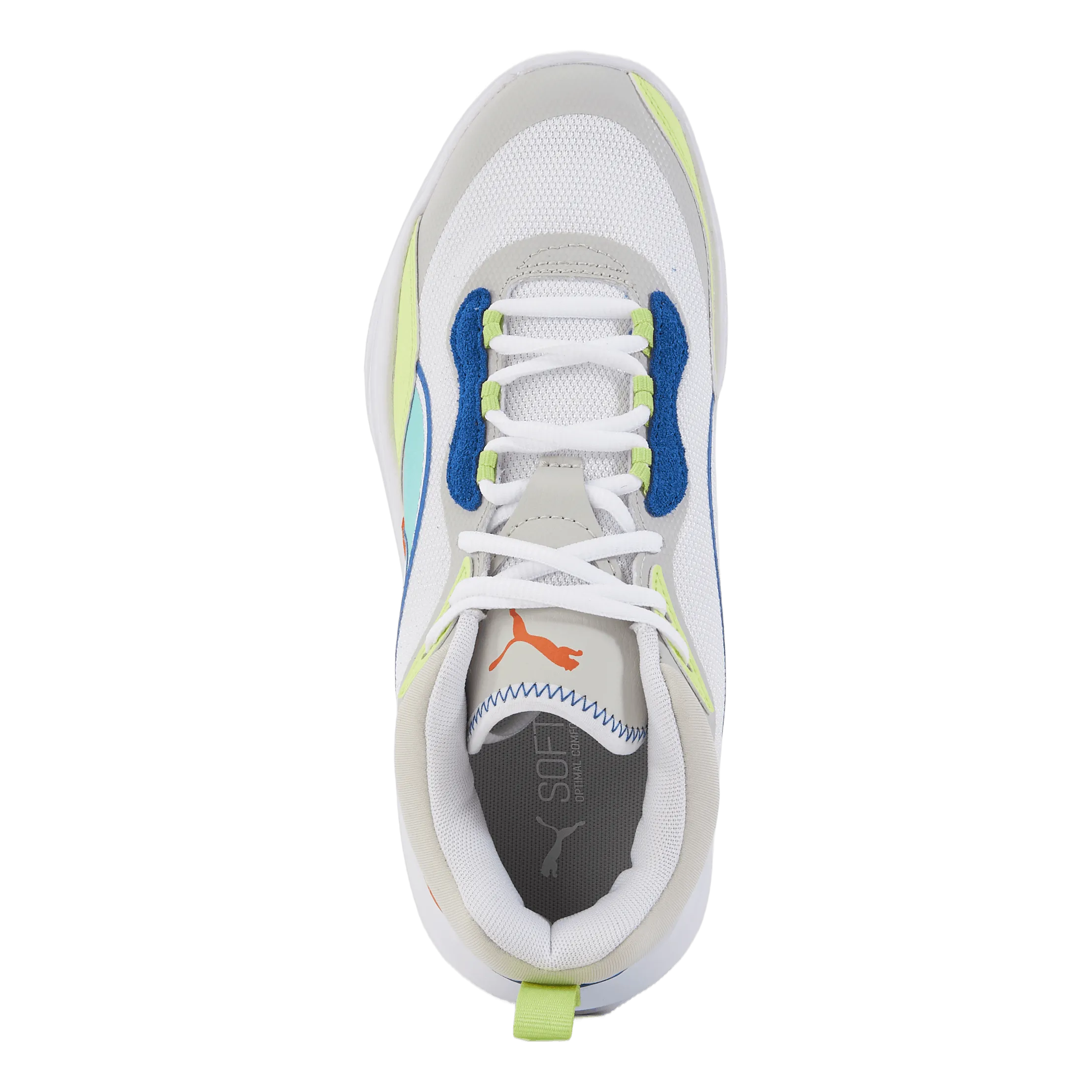 Playmaker Jr Puma White-mint-victoria Blue