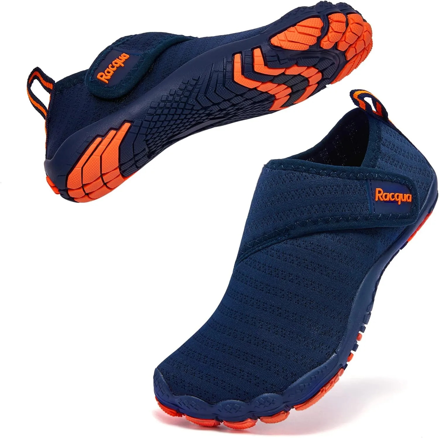 Racqua Boy's Girl's Kids Toddler Water Shoes Quick Dry Barefoot Lightweight Pool Swim Beach Sport Aqua Shoes(Toddler/Little Kid/Big Kid)