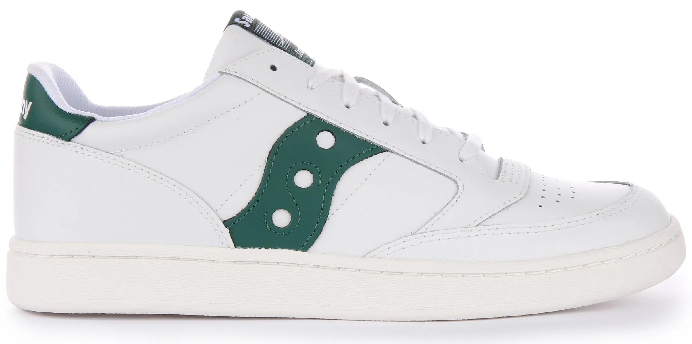 Saucony Jazz Court In White Green