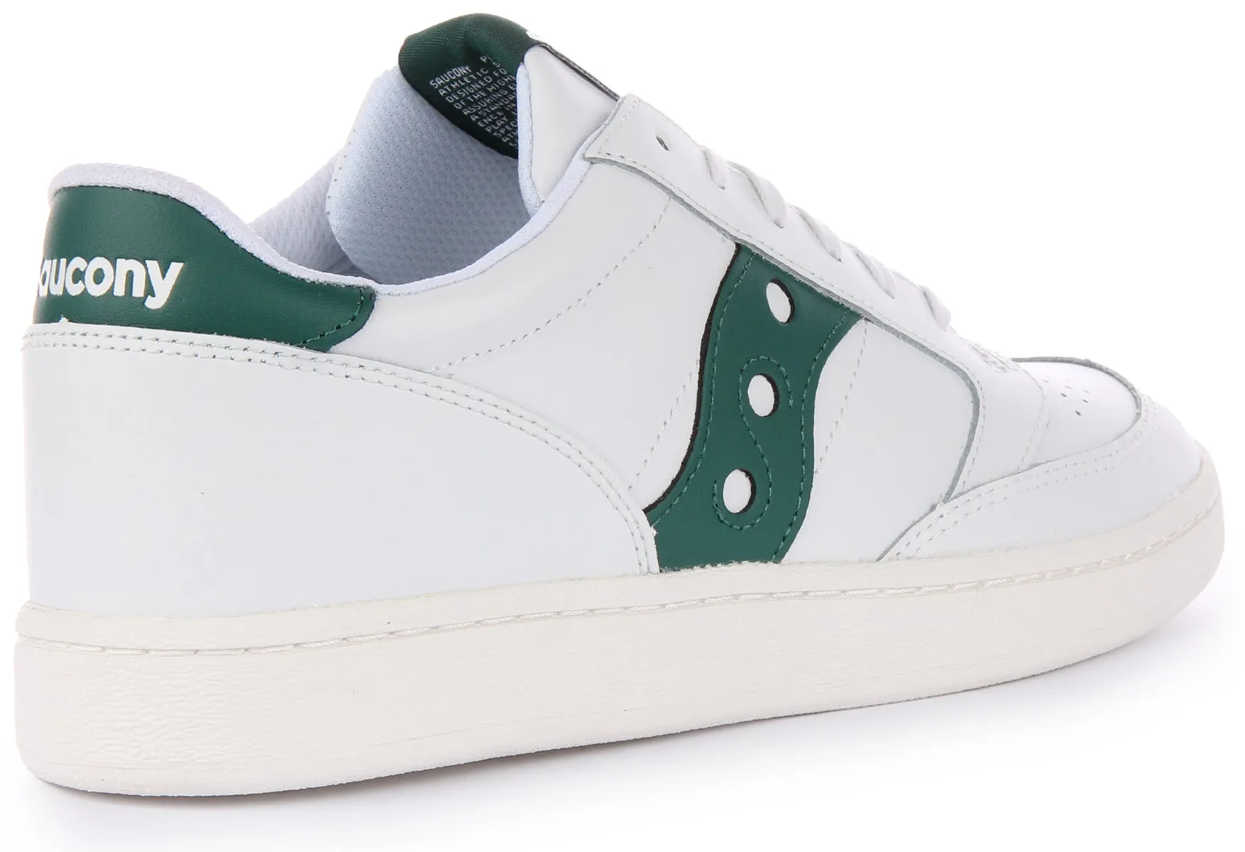 Saucony Jazz Court In White Green