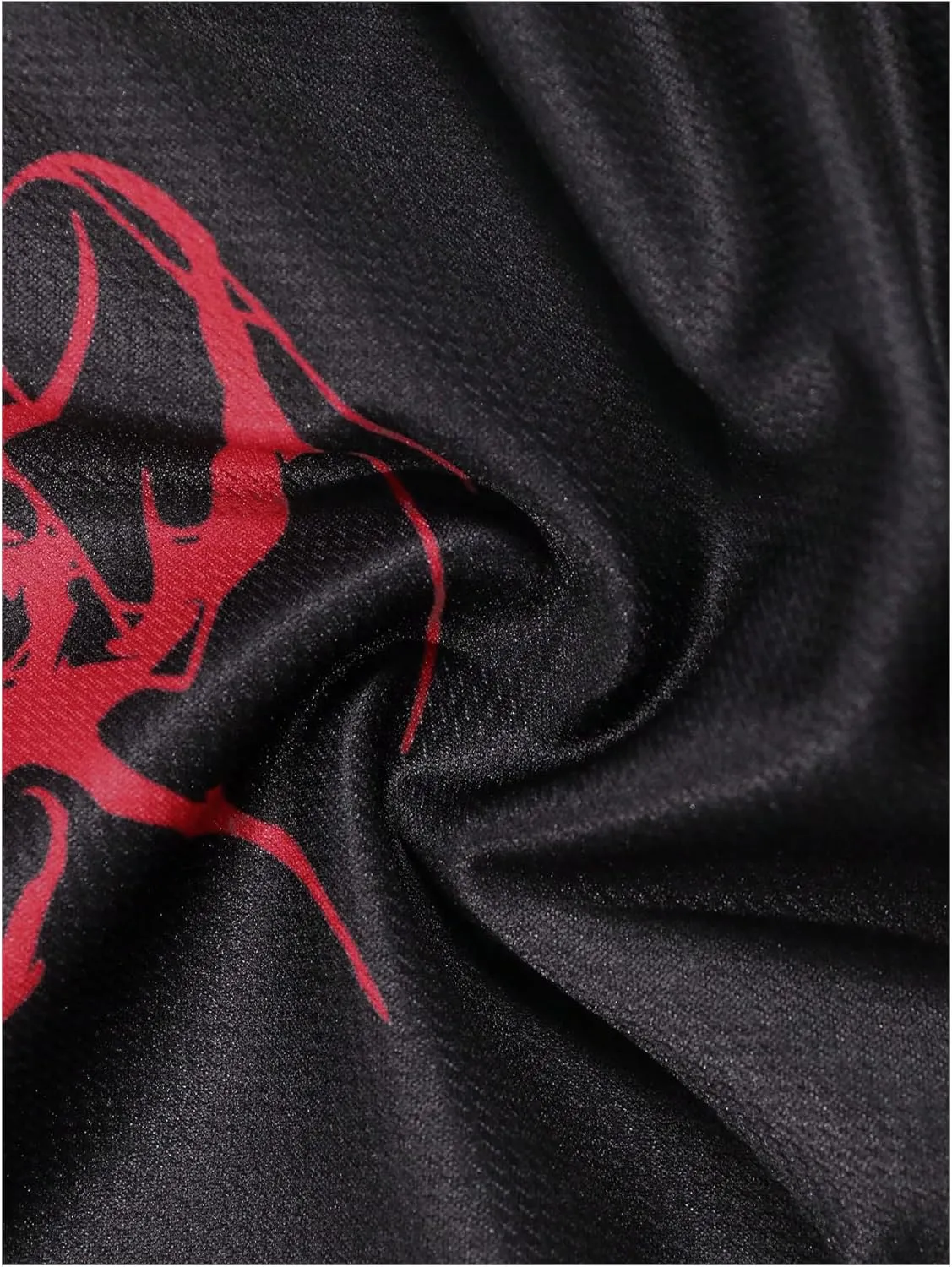 SHENHE Men's Graphic Shorts with Liner Cross Print Drawstring 2 in 1 Goth Gym Track Bottoms