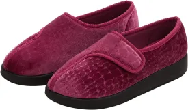 Silvert's Adaptive Clothing & Footwear Womens Extra Wide Easy Closure Jewel Slippers for Seniors