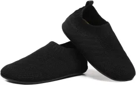 SLEVEL Comfort Toddler Slippers Lightweight Little Kids Indoor Non Slip Grip Around The House Home Shoes for Boys Girls