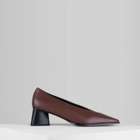 Spacco Pumps in Bruciato Nero