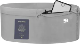 StashBandz Unisex Travel Money Belt, Running Belt, Fanny and Waist Pack, 4 Large Security Pockets -1 Zipper Pocket, Fits All Size Phones Passport and More