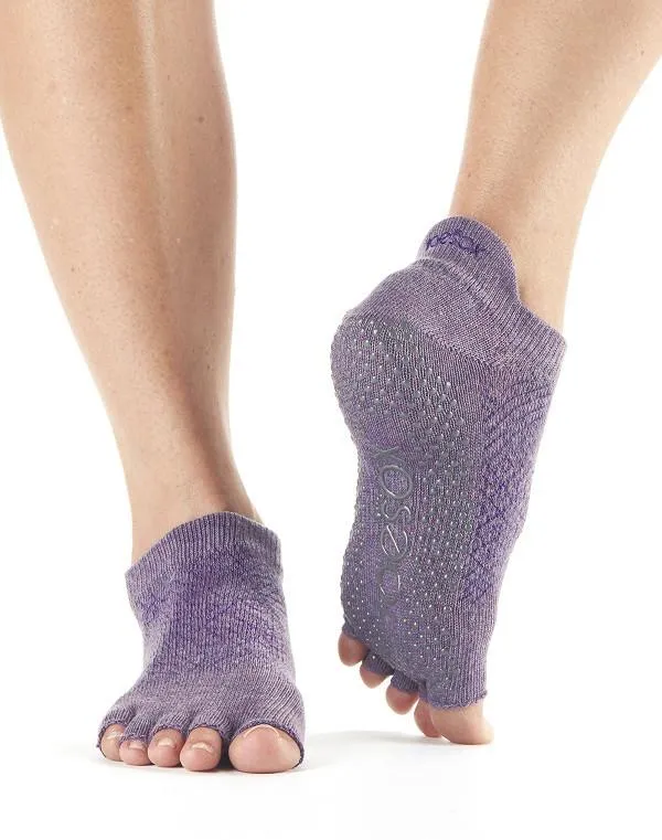 ToeSox - Low Rise Grip Socks - SALE HALF TOE