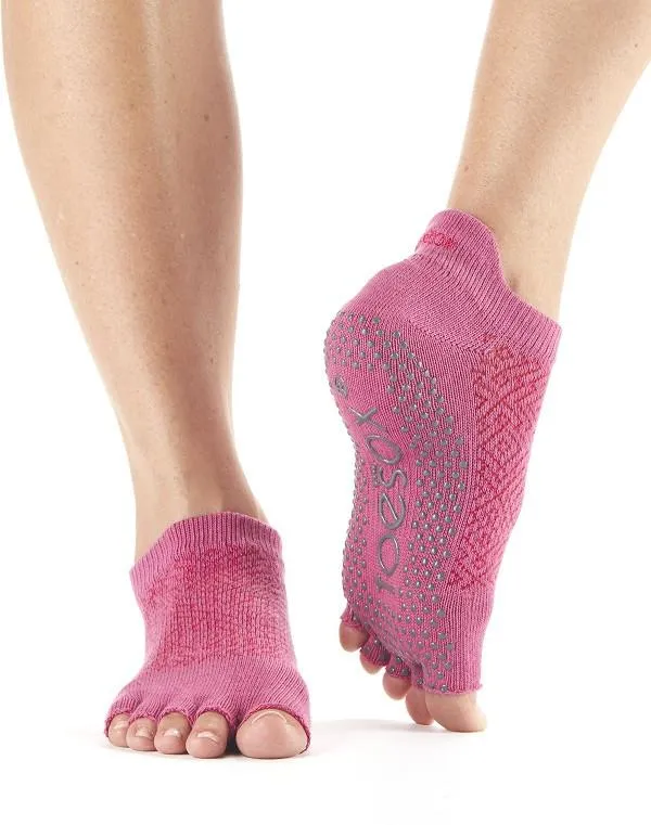 ToeSox - Low Rise Grip Socks - SALE HALF TOE