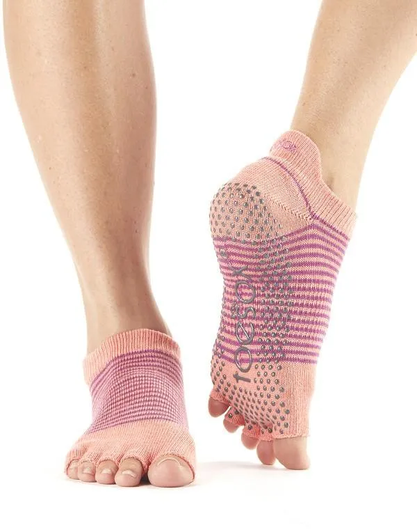 ToeSox - Low Rise Grip Socks - SALE HALF TOE