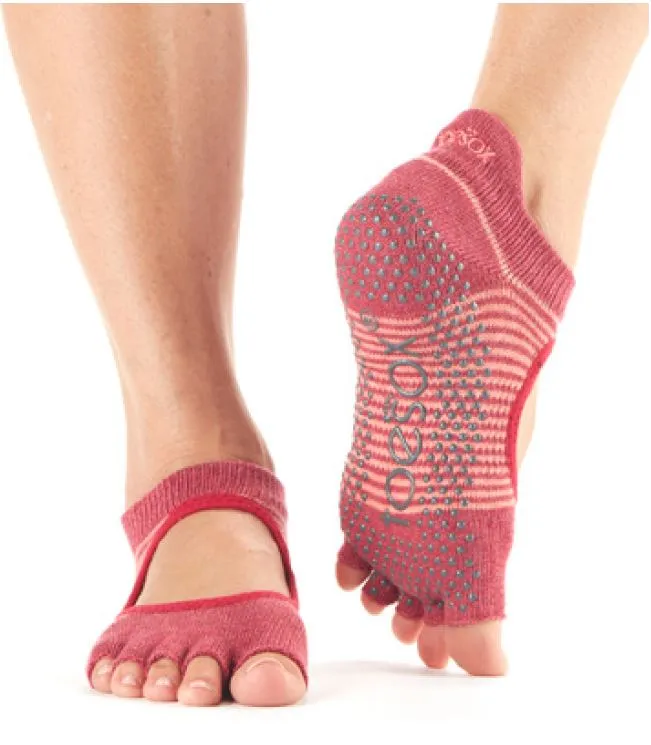 ToeSox - Low Rise Grip Socks - SALE HALF TOE