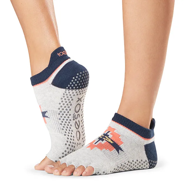 ToeSox - Low Rise Grip Socks - SALE HALF TOE