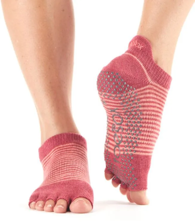 ToeSox - Low Rise Grip Socks - SALE HALF TOE